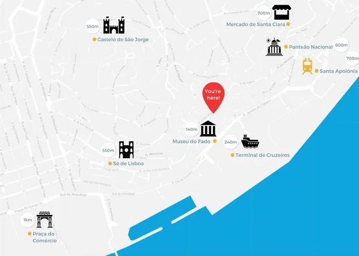 شقة Alfama Charming Lisboa